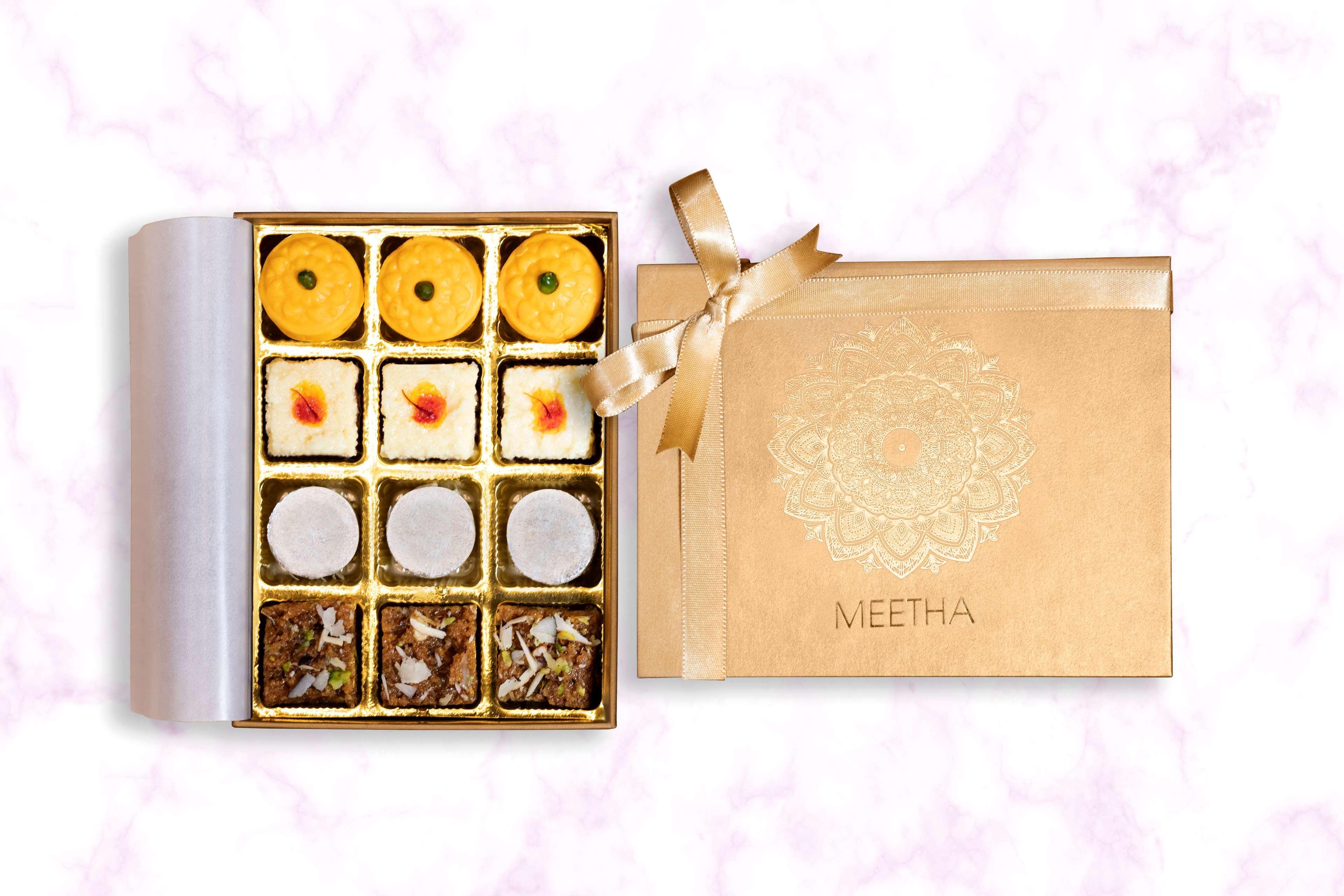 Radisson Blu Plaza Hotel Hyderabad Banjara Hills Exterior foto A box of assorted Indian sweets